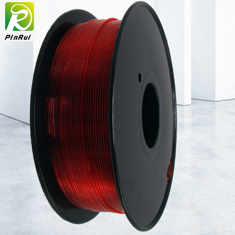 Pinrui 3D Printer 1.75mmppetg Filament Red Color for 3D Printer